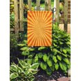thumbnail image 2 of JSDART Drapeau de Jardin Rétro Rayon de Soleil Jaune 28x40 Pouces, 2 of 2