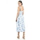 thumbnail image 3 of Vestido midi floral Roman Fashion /Juvenil, 4015 (Blanco /flor azul) blanco G, 3 of 5
