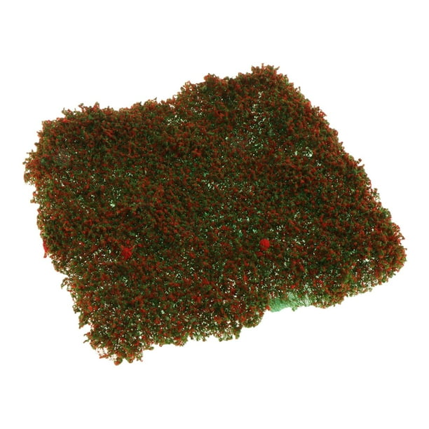 Racimos de Flores, Modelo en Miniatura, Grupos de Vegetación, Mechones de Flores para Mesa de Arena, Terreno, Paisaje Ferroviario, D Rojo