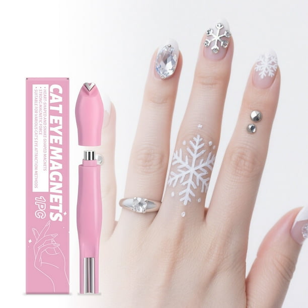 Pisexur Belleza Maquillaje Gel de uñas 3 en 1 con súper succión y efecto ojo de gato, especial para uñas con cilindro magnético.para mujeres y hombres