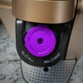 thumbnail image 3 of Reusable Cups for Keurig K-Cup 2.0 and 1.0 Coffee Maker, Refillable Filter Pods - Pack of 2 (Purple & Black), 3 of 7