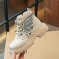 thumbnail image 6 of Fjofpr Boots for Girls Size 12 Girls Shoes Fall Girls' Boots Children's British Style Short Boots Fashionable For Middle And Older Children 5.5 Years, 6 of 9