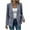 Blue, variant on Womens Fall Winter Wool Blend Casual Business Blazer Jacket Lapel Collar Dressy Work Coat Fashion Trendy Cardigan Blue M