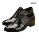 thumbnail image 5 of Minnieouse 1 par de zapatos de cuero PU para hombre, reemplazo lavable elegante portátil, punta estrecha, Color sólido, zapatos de vestir de fiesta de Calzado Negro talla 40 Minnieouse  AP012888-06, 5 of 6