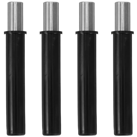 Hemobllo 4-Pack Universal Black Cabinet and Trash Can Lid Dampers with Hydraulic Silent Buffer for Smooth Closing