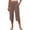 Brown, variant on CQONEPT Women's Capris Pant with Pocket Elastic Waist Lightweight Loose Fit Summer Fashion Activewear Trousers Brown XL