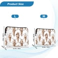 thumbnail image 4 of FORMRS 13-13.3 inch Laptop Sleeve Case Soft Carrying Quilted Computer Bag Cover, Brown Ice Cream Pattern, 4 of 7