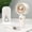 C004- White, variant on Rechargeable Portable Fan, Small Portable Fan, Usb Powered Fan, High Airflow, Keychain Lanyard, White Gold, Desktop Outdoor, 1 Pc