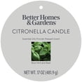 thumbnail image 2 of Better Homes & Gardens Blue Mint & Basil 2-Wick Gray & White Ombre Ceramic Jar Candle with Citronella, 17oz, 2 of 9