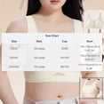 thumbnail image 3 of IFNWSV Plus Size Wireless Bras for Women Solid Color Breathable Push Up Daily Wear Smooth Support Bra Khaki 48D, 3 of 7