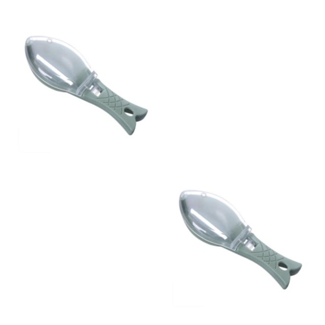 Bearachild Removedor de báscula de cocina lavable con mango antideslizante de repuesto para escamador de pescado Type3 NO3