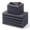Gray, variant on 10-Piece Black Cotton Kitchen Towels Set, Waffle Weave Dish Cloths 2 Sizes, 100% Ring Spun Cotton