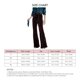 thumbnail image 5 of Mujeres Pantalones alta cintura color puro pierna ancha casual cómodo para el hogar al aire libre marrón S, 5 of 6