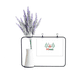 thumbnail image 1 of Vida silvestre. Tarjeta de jarrón de lavanda artificial, 1 of 3