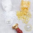 thumbnail image 3 of 2 Boxes Transparent Sealing Wax Beads White Wax Seal Beads Yellow for Wax Seal Stamp for Halloween Wedding Invitations Letter Envelopes Packag Crafts Card(2 Colors) DIY, 3 of 6