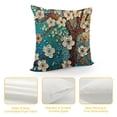 thumbnail image 4 of Qinduosi Inch Oil Painting Tree LinenThrow Pillow Cover, Set of  Farmhouse Decorative Throw Pillow Covers Cushion Case for Sofa Living Room Indoor Outdoor Home Decor, Multicolor, 4 of 5