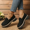 thumbnail image 5 of YLYL Women's Suede Penny Loafers Lug Sole Slip on Fashion Casual Business Work Driving Moccasins Shoes, 5 of 9