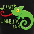 thumbnail image 3 of CafePress - Crazy Chameleon Lady Pajamas - Women's Dark Pajamas, 3 of 4
