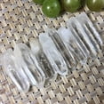 thumbnail image 6 of 0.44lbs Clear Quartz Crystals Points Bulk Healing Crystal Stones Irregular Shape Raw Quartz Points Crystal Wand for Jewelry Making Polishing Reiki Energy Balance, 0.78"-1.57”, 6 of 8