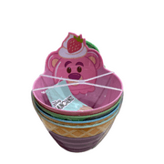 Disney Parks Munchlings Lotso Oogie Boogie Maleficent Hade Set of 4 Bowls New