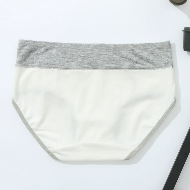 XMMSWDLA Big Girls Underwear Soft Cotton Briefs Mid-Rise Panties