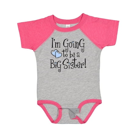 

Inktastic Heart New Big Sister Gift Baby Girl Bodysuit
