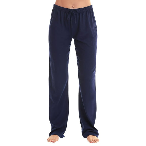 Women's Casual Trousers with Solid Color Design for Everyday Wear and Home Comfort Elastic High Waisted Straight Leg Pull On Trousers