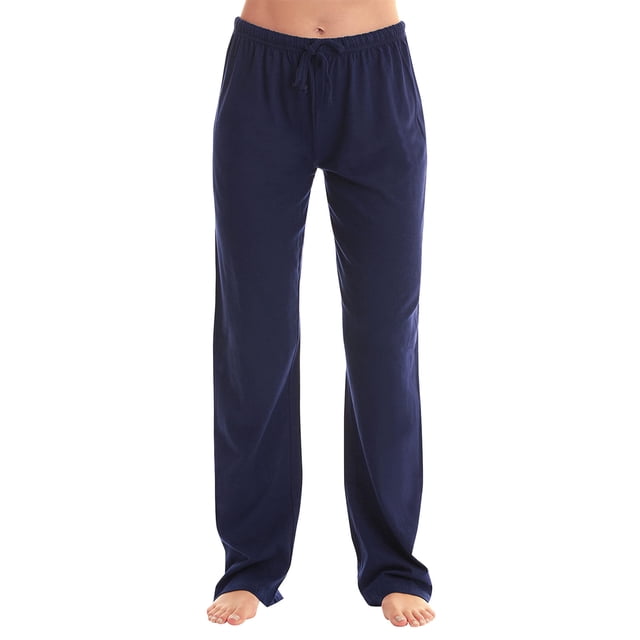 Gibobby pantalones de vestir mujer Pantalones casuales de color sólido para mujer Pantalones casuales Pantalones para el (Azul marino, S)