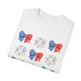 thumbnail image 3 of Coquette Bow 4th of July Fireworks Comfort Colors Women's Shirt, 3 of 7