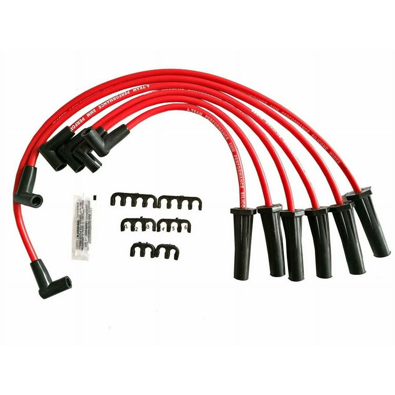 8mm Silicone Spark Ignition Cable Wire Car Auto Accessory Replacements Part  Car Ignition Cable New Arrivals Connector Harness
