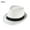 white, variant on Unisex Gangster Cap Beach Cowboy Fedora Hat Sun Hat Straw Panama Cap Jazz Dress Hat WHITE