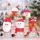 thumbnail image 5 of Matsuzay Tarro de dulces de Navidad, botella de almacenamiento de alce de Papá Noel, contenedor de aperitivos para galletas, caja de adorno Kits de decoración para fiestas Pingüino, 5 of 6