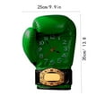 thumbnail image 3 of Hanging Ring Green Boxing Gloves Wall Clock 2D Acrylic Flat Printing Sports Themed Decoration(1Pcs) Rkxzt, 3 of 9
