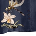 thumbnail image 5 of UPPADA Womens Cotton Linen Shirts Crewneck Shirts Floral Print Cotton Linen T-Shirts Short Sleeve Tunic Tops Casual Loose Blouse Navy,XXXL, 5 of 5