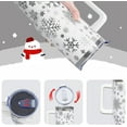 thumbnail image 5 of White Christmas Cup Gifts for Women Men, Snowflakes 40oz Laser Tumbler with Handle and Straw, Xmas Winter Stainless Steel Insulated Water Bottle (1 PC), 5 of 5