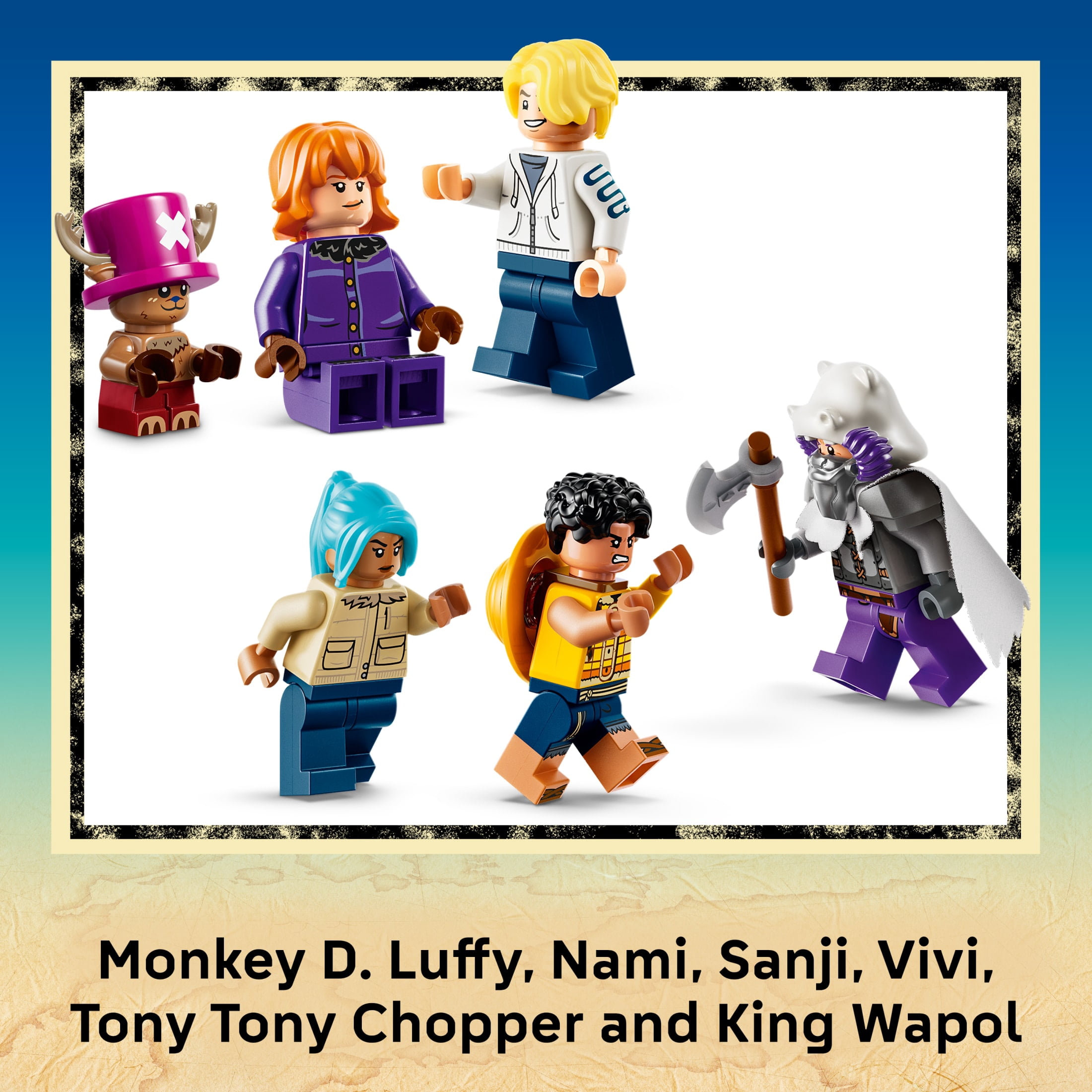 LEGO ONE PIECE Battle at Drum Castle - Building Toy for Boys & Girls, Ages 9+ - With 5 Minifigures - Playset for Kids & Anime Fans - Gift for Birthdays - 75645
