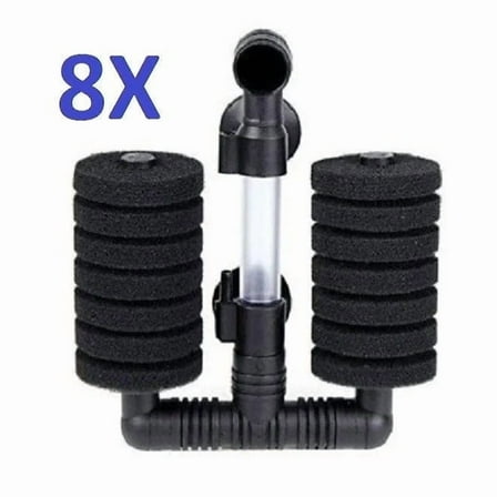 DaDeepAqua Aquarium Bio-Sponge Filters, 8 Count, 8 Pack