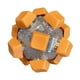 thumbnail image 3 of Pelota antiestrés con teclado para dedos, regalo para fiestas, teclado antiestrés con clicker para pasar Naranja, 3 of 9