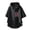 #048-Black, variant on Men's UPF 50+ Outdoor Sun Protection Jacket – Quick-Dry Short Sleeve Hooded Fishing Shirt for Sports, Casual Wear & UV Defense (Lightweight & Breathable)