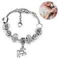 thumbnail image 2 of Shiny Crystal Rhinestone Charm Bracelet Bangle with Unicorn Pendant Gift Box Card Set for Women Girls, 2 of 5