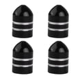 thumbnail image 2 of 4 tapones antipolvo para válvulas de neumáticos de coche y motocicleta de aleación de aluminio con forma de U, 2 of 9