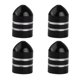 thumbnail image 2 of 4 tapones antipolvo para válvulas de neumáticos de coche y motocicleta de aleación de aluminio con forma de U, 2 of 9