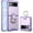 Clear Purple, variant on Designed for Galaxy Z Flip 5 Case with Hinge Protection [Compatible with MagSafe],Samsung Flip 5 Slim Clear Protective Case Support Wireless Charging Cover for Z Flip 5 5 G (Clear+Silver)