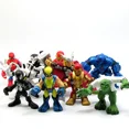 thumbnail image 3 of Figuras de acción de los vengadores de Marvel, modelo de muñeca de Iron Man, Capitán América, Spider Man, juguete para niños, regalo a granel, versión Q（23，, 3 of 5