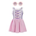 thumbnail image 3 of Disney-traje de baño de La Sirenita Ariel para niña, conjunto de 2 piezas de Minnie Mouse, princesa Blancanieves, Rapunzel, Bikini para playa, 3 of 5