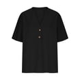 thumbnail image 4 of Blczomt Spring Tops for Women 2026 Black Summer Shirt Casual Tunic Womens T Shirts, 4 of 6