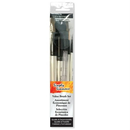 UPC: 0038372021828 | Robert Simmons Simply Simmons Brush Set Watercolor Natural & Synthetic