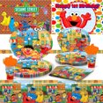 thumbnail image 2 of Vajilla desechable con tema de Barrio Sésamo para niños, decoración de fiesta de cumpleaños, Baby Shower, plato de papel, Fondo de globo, regalo de dibujos animados, 2 of 5