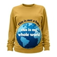 thumbnail image 4 of Hxshgdsn Womens Maternity Clothes Long Sleeves Crew Neck Pregnancy Sweatshirts Funny Tops With Graphic Printed Yellow Xl, 4 of 7