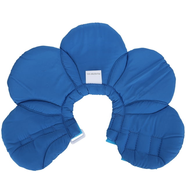 Flower Shape Dog Protective Collar, Flower Designed Recovery Collar for Pet Dogs for Pet Cats ,Blue